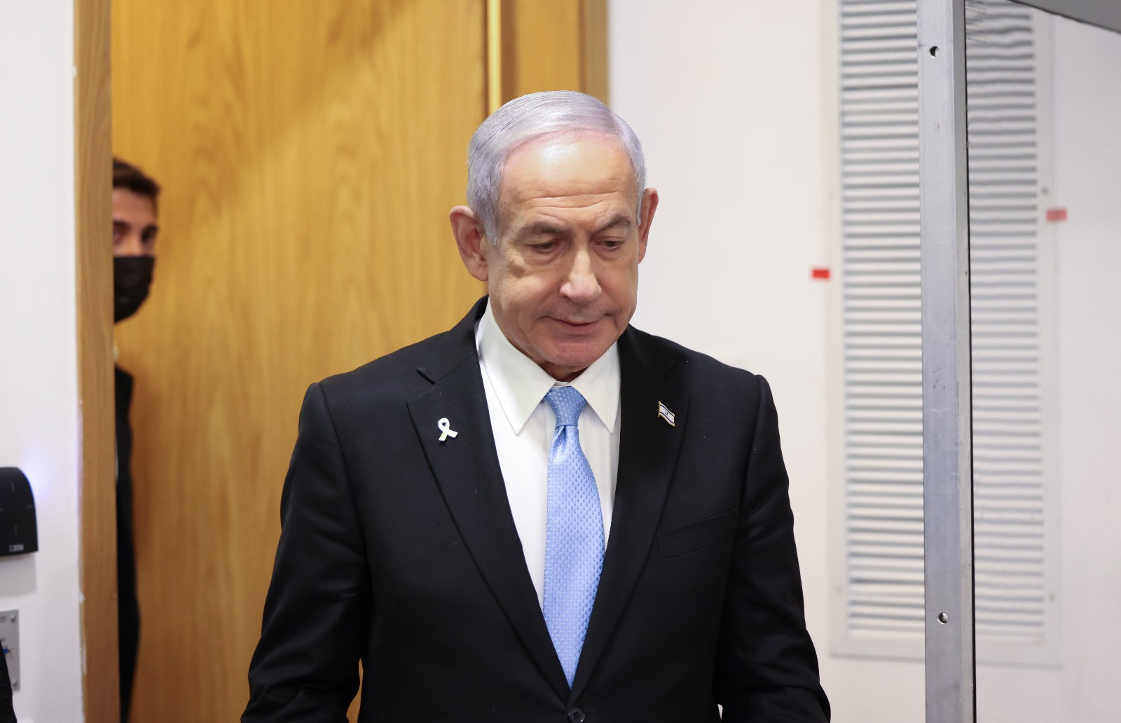 נתניהו באולם בית המשפט