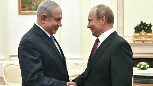 נתניהו נפגש עם פוטין במוסקווה