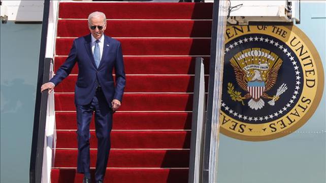 הנשיא ביידן נוחת בנתב"ג, 13.07.22