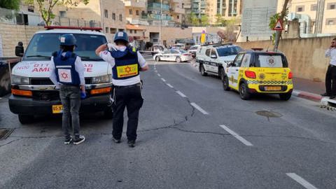 זירת הדריסה ברוממה ירושלים