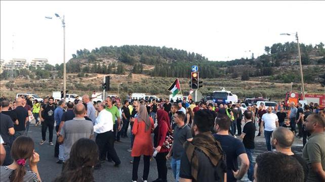 הפגנת מחאה של ערבים במג' אל כרום נגד האלימות, 03.10.19