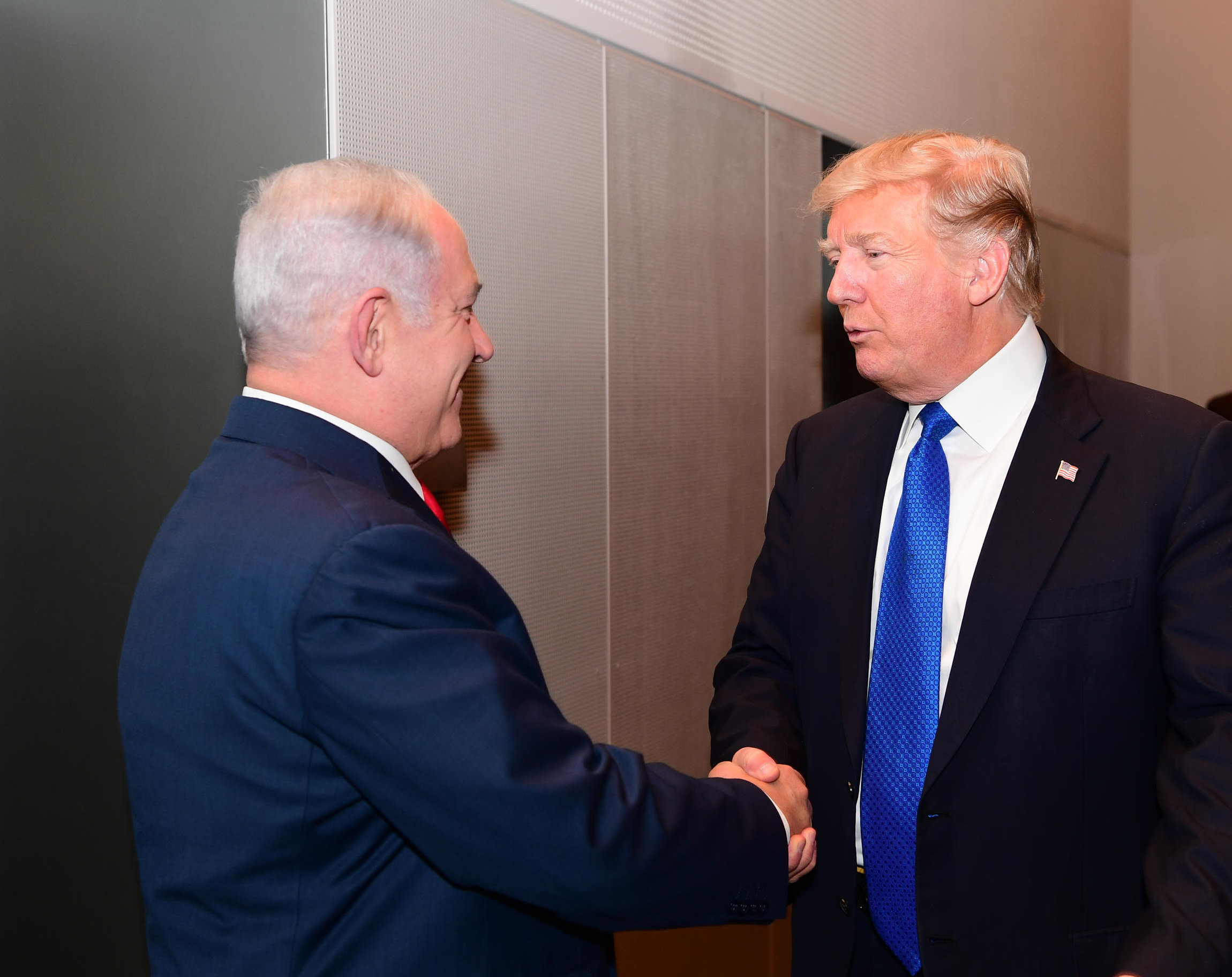 דונלד טראמפ ובנימין נתניהו, 2018