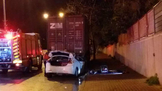 התאונה ברחוב מוטה גור בבאר שבע