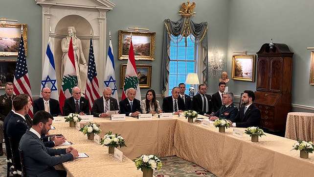 שיחות המו"מ בין ישראל ללבנון בוושינגטון
