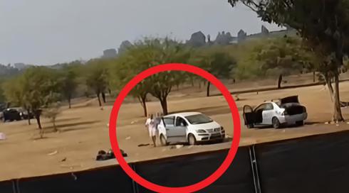 בוזזים את ציוד הנרצחים: התיעוד ממצלמות האבטחה של מסיבת הנובה