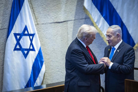 בנימין נתניהו ודונלד טראמפ, אוקטובר 2025