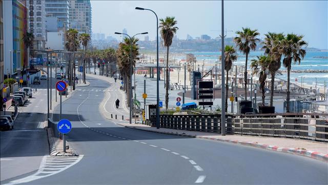הטיילת בתל אביב ריקה בששל הקורונה 28.03.20