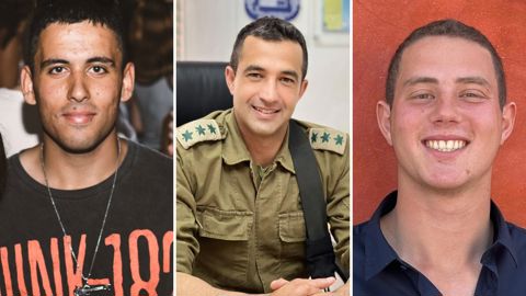 מימין לשמאל: סרן עומר מקסים נאוטרה, אל