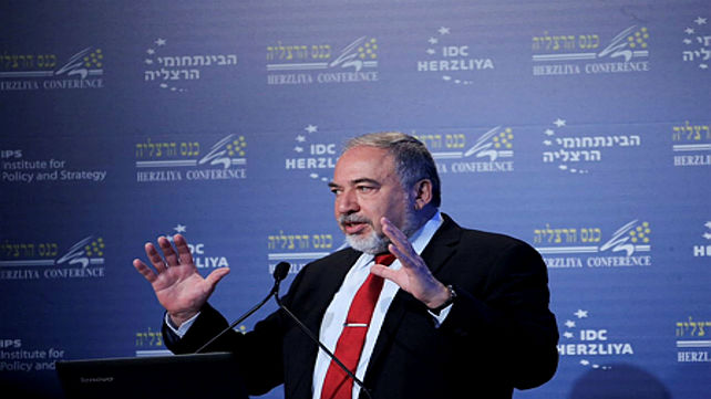 שר הביטחון אביגדור ליברמן בכנס הרצליה, היום