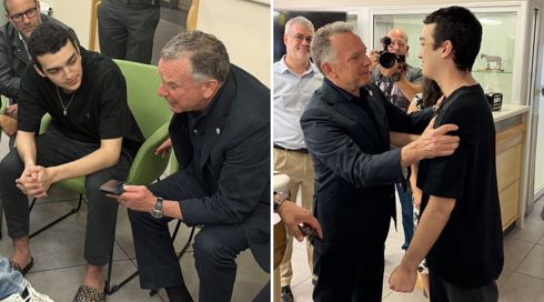 עידן אלכסנדר בשיחה עם נתניהו: אני בסדר, לאט לאט נחזור למה שהיינו״
