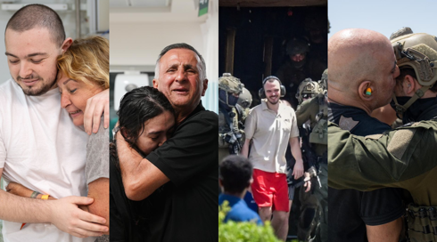 נועה ארגמני, אלמוג מאיר, אנדרי קוזלוב ושלומי זיו חולצו מהשבי
