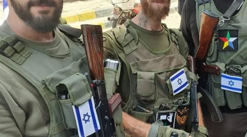 לוחמים סורים עם אפודים מישראל: התיעוד מפתיע מהר הדרוזים