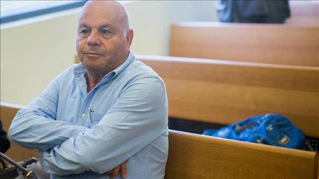 עזרא סיידוף בבית המשפט בירושלים, אוקטובר 2015