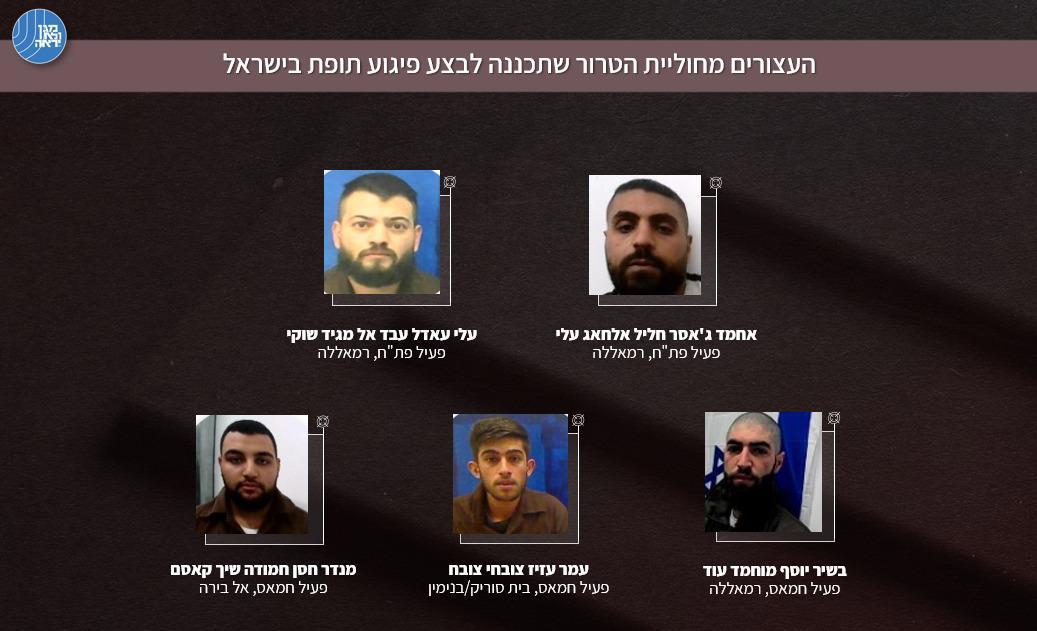 חוליית טרור מאזור רמאללה
