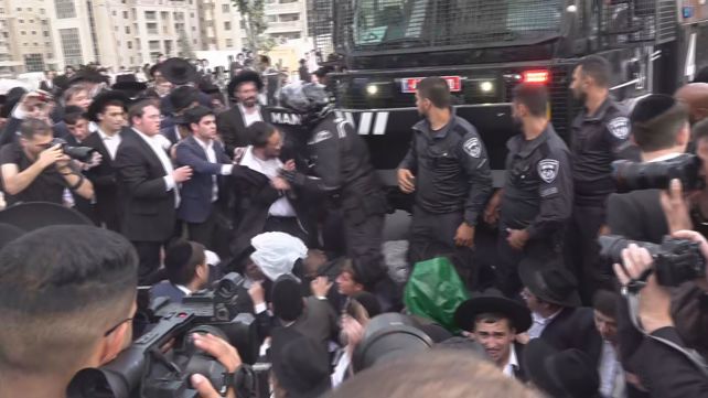 הפגנות חרדים בירושלים 13.09.23