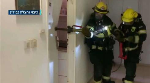 כמעט אסון בנהרייה: מבנה שאוכלס בניגוד להוראות עלה באש