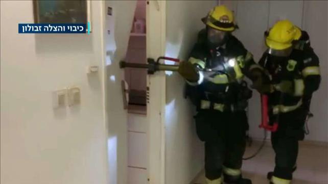 כמעט אסון בנהרייה: מבנה שאוכלס בניגוד להוראות עלה באש