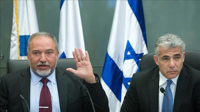 יאיר לפיד ואביגדור ליברמן, 07.21