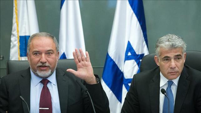 יאיר לפיד ואביגדור ליברמן, 07.21