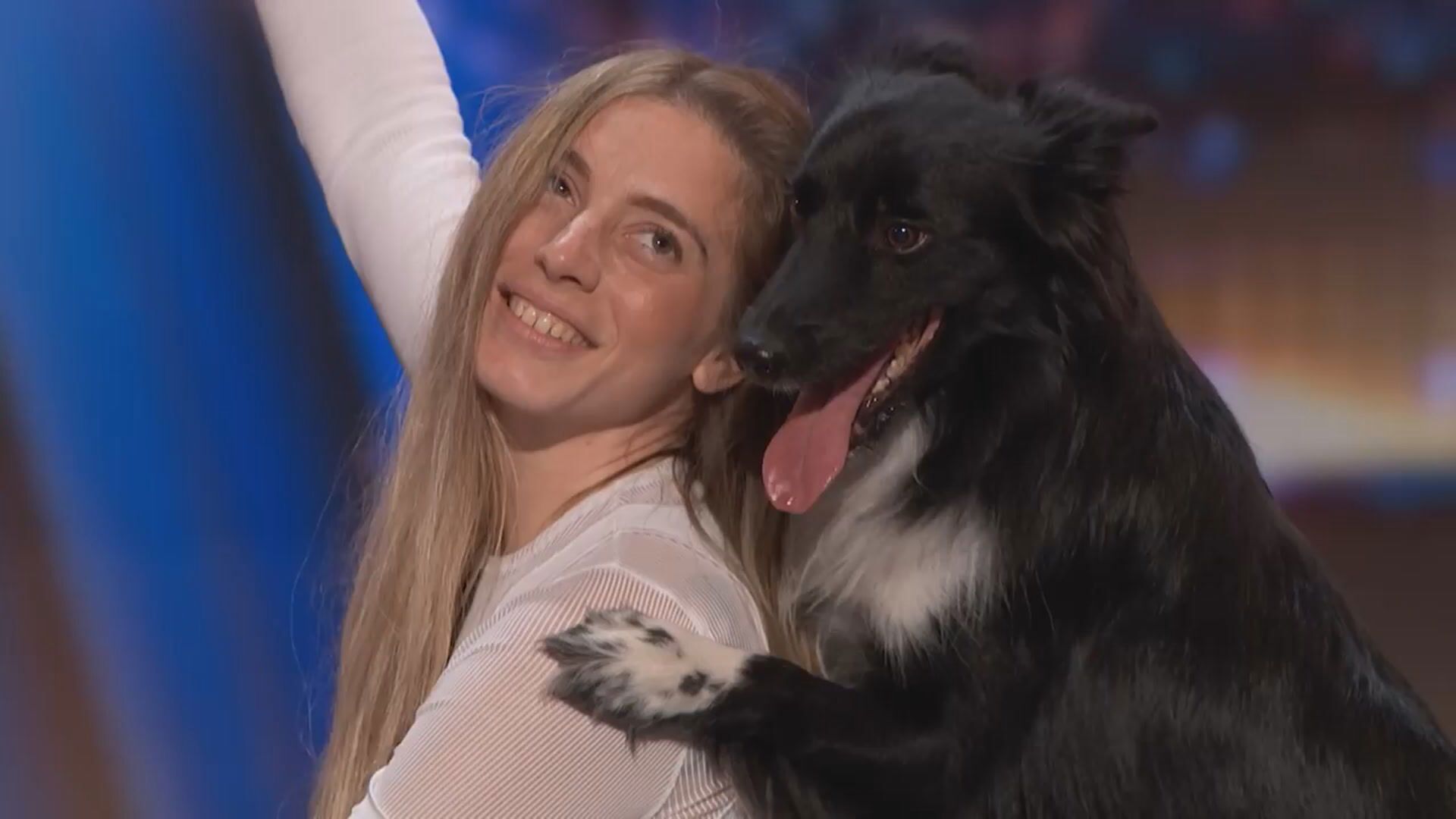 רוני שגיא והכלב רית'ם מתוך America's Got Talent
