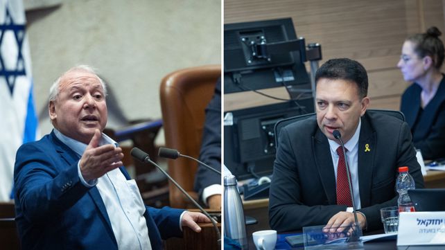 ח"כ ולדימיר בליאק והשר דודי אמסלם