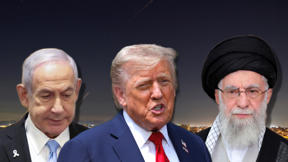 עלי חמינאי, דונלד טראמפ ובנימין נתניהו