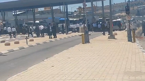 חרדים מפגינים במחסום המנהרות, 7 ביוני 2026