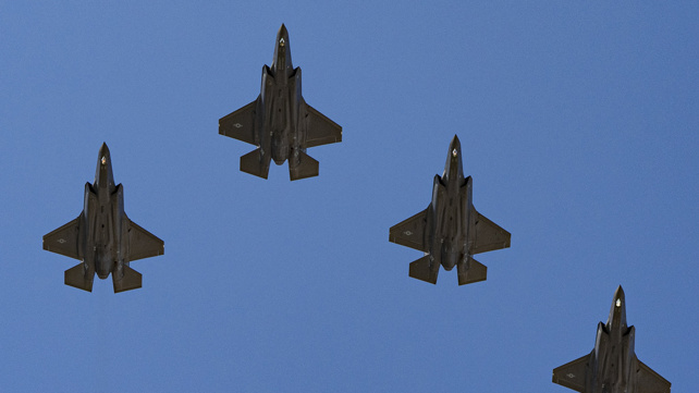 מטוסי F-35 אמריקניים בשמי וושינגטון, ארכיון
