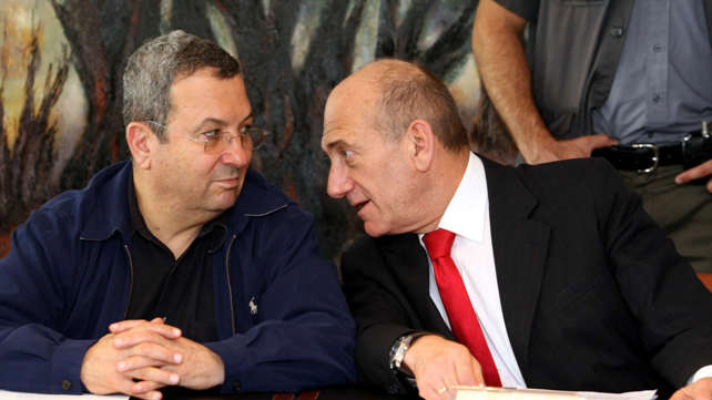 אהוד אולמרט ואהוד ברק