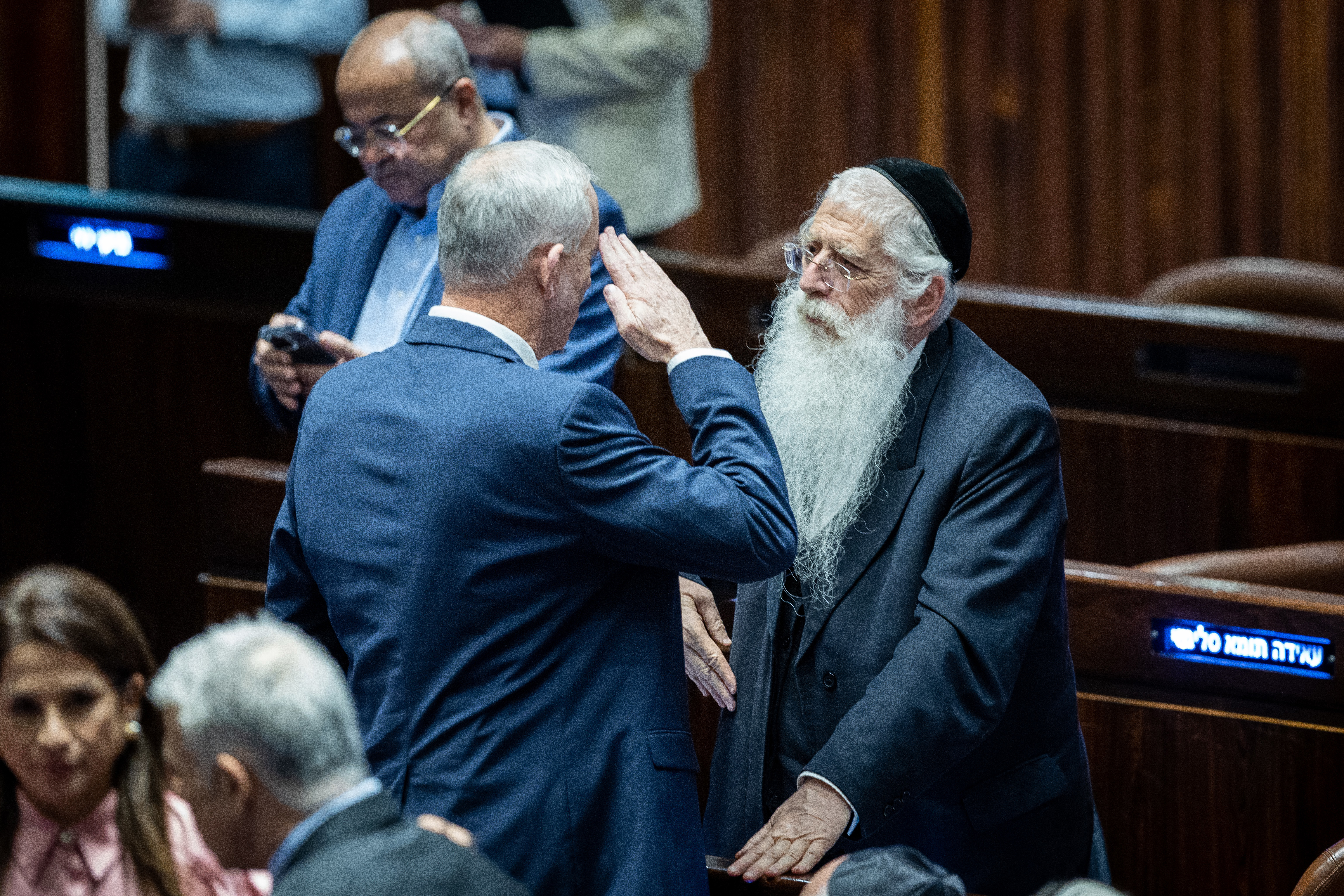 בני גנץ ומאיר פרוש