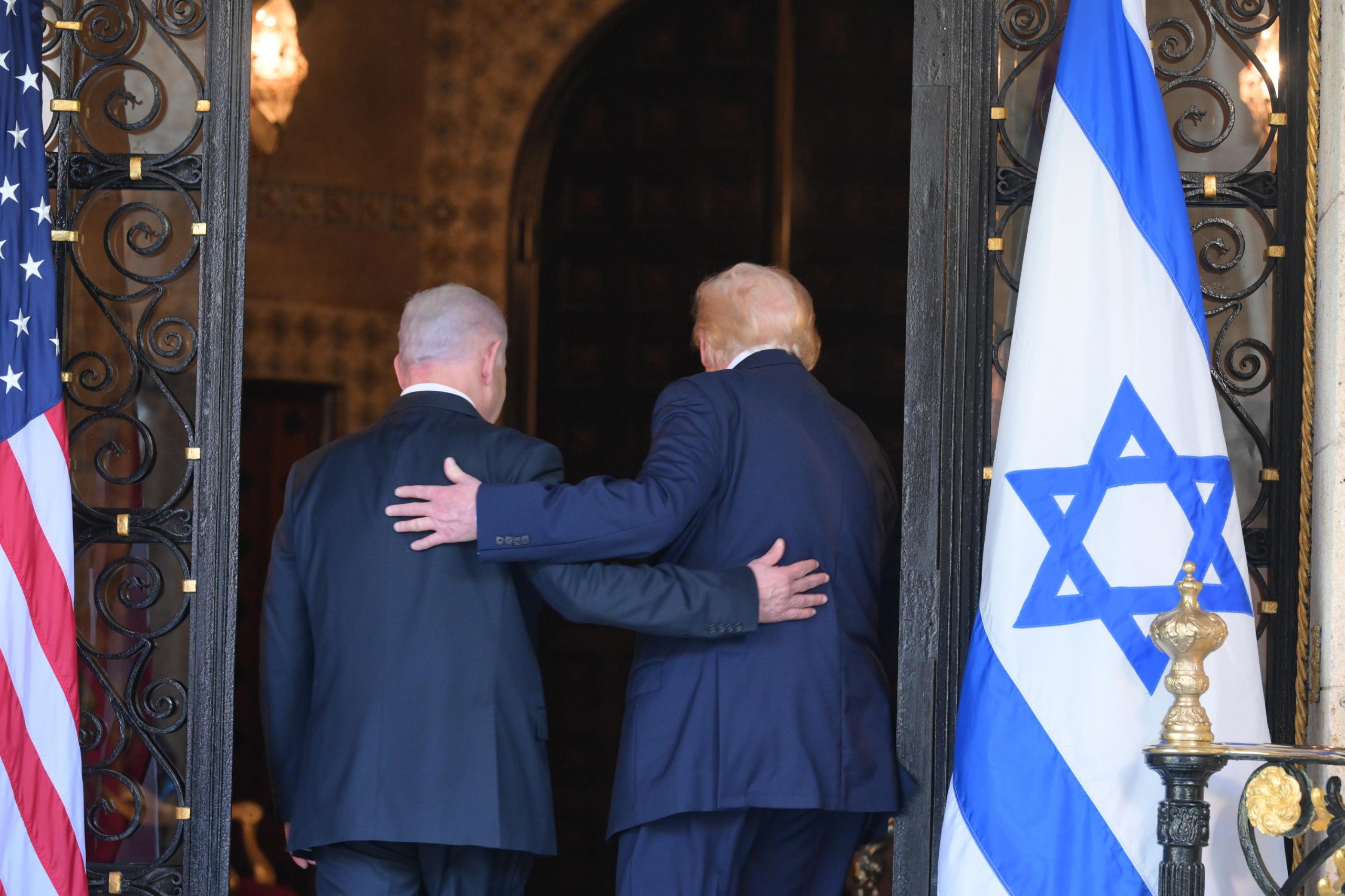 נשיא ארצות הברית דונלד טראמפ וראש הממשלה בנימין נתניהו, דצמבר 2025