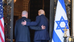 נשיא ארצות הברית דונלד טראמפ וראש הממשלה בנימין נתניהו, דצמבר 2025