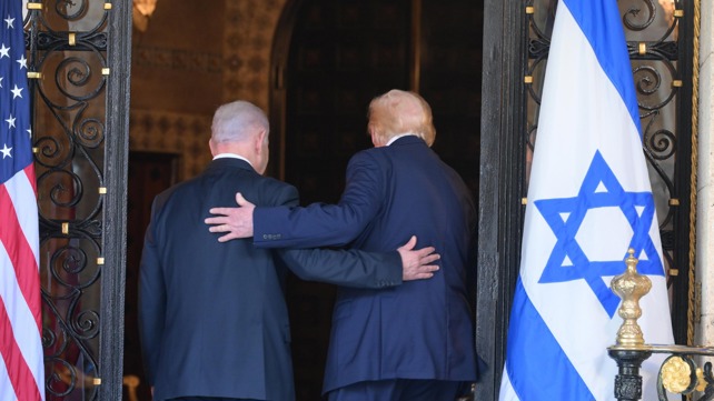 נשיא ארצות הברית דונלד טראמפ וראש הממשלה בנימין נתניהו, דצמבר 2025