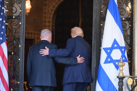 נשיא ארצות הברית דונלד טראמפ וראש הממשלה בנימין נתניהו, דצמבר 2025