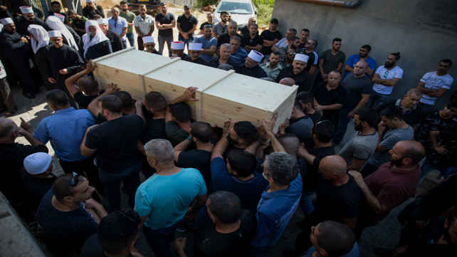 הלוויתו של האיל סיתאוי, השוטר שנהרג בפיגוע בהר הבי