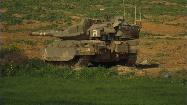 טנק בגבול רצועת עזה 08.03.23