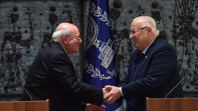 ראובן ריבלין והשופט חנן מלצר