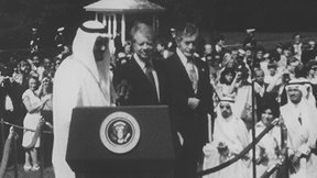 ג'ימי קרטר נפגש עם מנהיגים במזרח התיכון. 1977