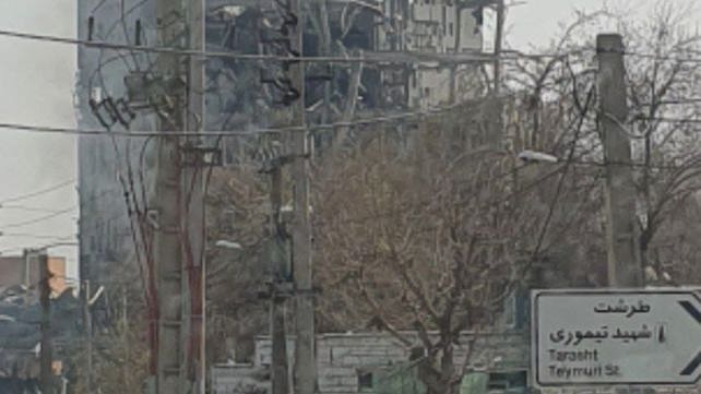 הנזקים למרכז חקר החלל של המשטר האיראני 