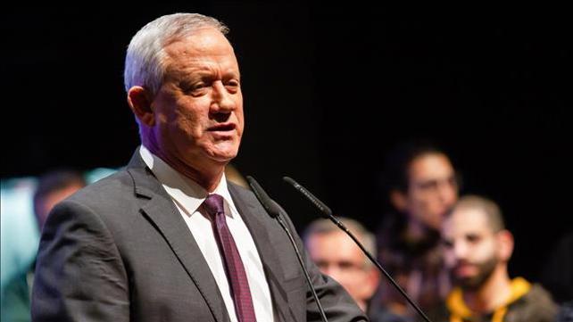 בני גנץ יו"ר כחול לבן