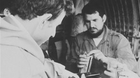 חיילי מילואים בקו בר- לב. 1969