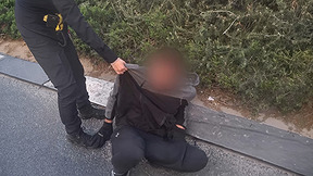 "השתלטתי עליו": רעול פנים ניסה להשליך רימון על עסק בבת ים