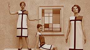 Mondrian Mode door Yves Saint Laurent