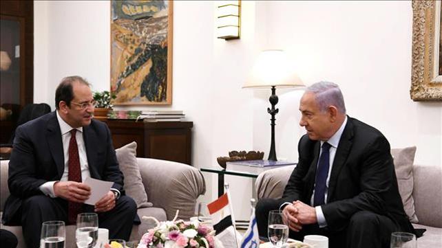 ראש הממשלה בנימין נתניהו, ראש המודיעין הכללי של מצרים עבאס כאמל, ירושלים 30.05.21