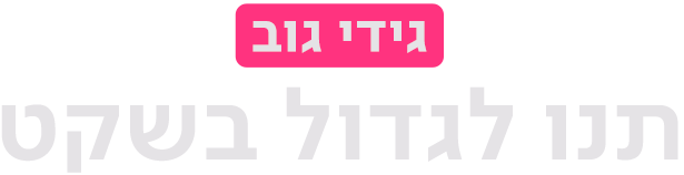 גידי גוב - תנו לגדול בשקט
