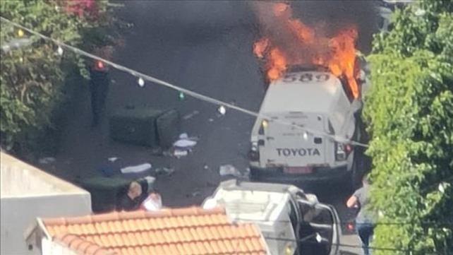 ניידת שהוצתה בדיר אל אסד, 19.6.21