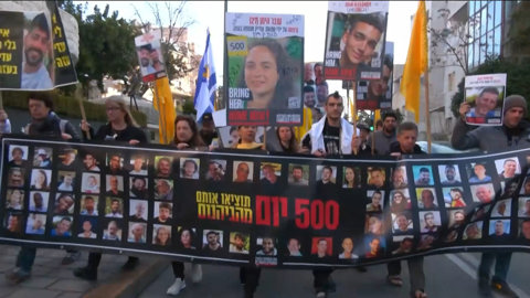 500 ימים בשבי: אלפי ישראלים צמו כאות הזדהות עם החטופים