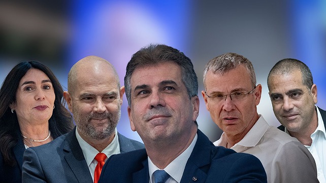 אופיר כץ, יריב לוין, אלי כהן, אמיר אוחנה ומירי רגב