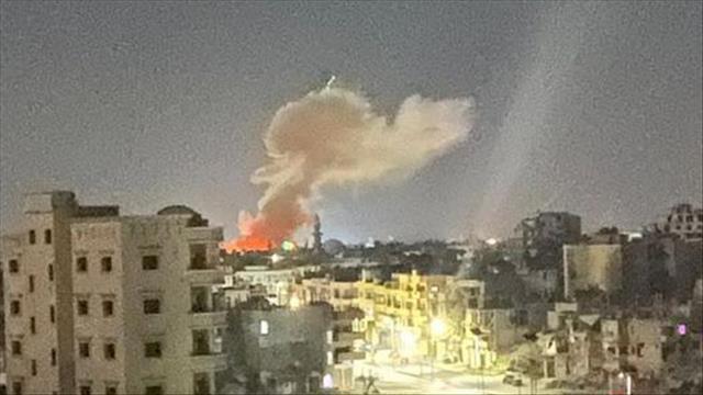 תקיפה סוריה תקיפה בסוריה 2.4.23