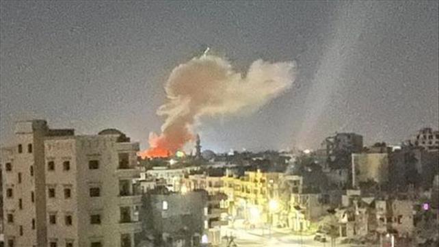 תקיפה סוריה תקיפה בסוריה 2.4.23